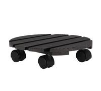 Esschert Design Pflanzenroller WPC Rotondo Grigio Ø 28 cm, Outdoor