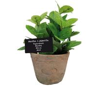 Esschert Design Pianta di erbe artificiale Menta grande AH004