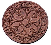 Esschert Design - Piastre da Giardino, Motivo Classico, Rotondo, diamentro: ca. 30 cm x 1,2 cm di Altezza, 1-10 pz a Scelta