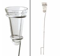 Esschert Design Pluviometro Con Glasmessbecher E Asta Di Zinco Giardino