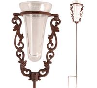 Esschert Design Pluviometro Ghisa Casa di Campagna Giardino Vetro