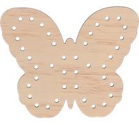 Esschert Design Portafiori in Legno - Farfalla - 1 pz.