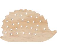 Esschert Design Portafiori in Legno - Riccio - 1 pz.