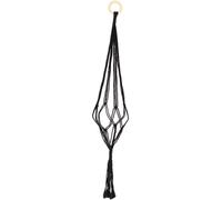 Esschert Design Portapiante in Macramè - Nero - L