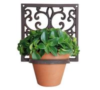 Esschert Design Presina Fiore Ghisa Vasi da Parete Supporto Fiore Giardino