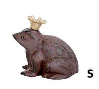 Esschert Design Ranocchio Decorazione Cast Ghisa Figura Ferro Corona -klein