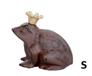Esschert Design Ranocchio Decorazione Cast Ghisa Figura Ferro Corona -klein