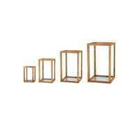Esschert Design Set 4 Lanterne in Legno Set 4 Lanterne in Legno