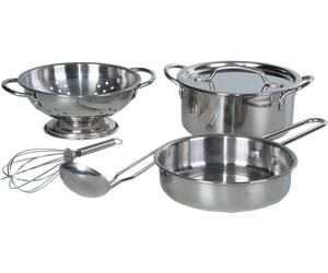 Esschert Design Set di Pentole per Cucina Giocattolo - 1 set