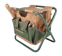 Esschert Design Sgabello per utensili, colore verde