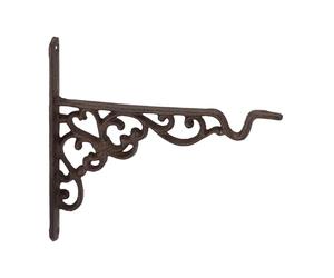 Esschert Design - Staffa da parete per appendere vasi pensili, cestini e affini