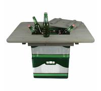 Esschert Design Tavolo Da Birra Con Supporto In Legno