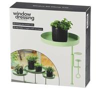 Esschert Design Vassoio per Piante con Morsetto Rotondo Verde M