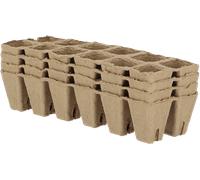 Esschert Design Vassoio per Semina - 4 Scomparti L - 1 set