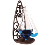 Barometro in vetro Esschert Design TH31 con supporto in ferro 0,5 L