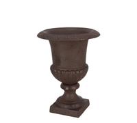 Esschert design XH61-AR - Urna francese in ghisa, 43 x 31 x 31 cm, altezza 45 cm, colore: Marrone