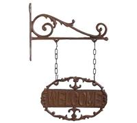 Esschert Fallen Fruits - Supporto da parete con scritta "Welcome