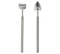 Esschert Set 2 Attrezzi Telescopici Per Ecosistema Terrarium, Argento, 3 cm x 1.7 cm Dimensione
