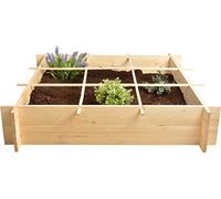 Esschert's Design B1012 - Giardino quadrato in legno, colore: Marrone
