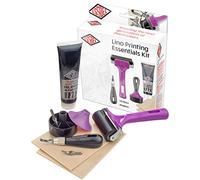 Essdee - Kit di Elementi Essenziali per la Stampa a Blocchi, in Legno, Multicolore