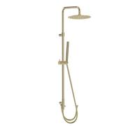 Essebagno Luisa Colonna doccia meccanica oro spazzolato