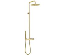 Essebagno Luisa Colonna doccia meccanica oro spazzolato