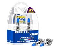 Esselle Parts 2x lampade alogene H1 - super bianco - 55W - Effetto Xenon