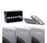 Esselle Parts Coppia Frecce Laterali Trasparenti Progressive Dinamiche a LED per Dacia Sandero MK3 Jogger, Plug and Play Canbus Nessun Errore