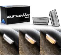 Esselle Parts Coppia Frecce Laterali Trasparenti Progressive Dinamiche a LED per Opel Corsa D, Corsa E, Astra H, Adam, Zafira B, Insignia, Meriva B Plug and Play Canbus Nessun Errore