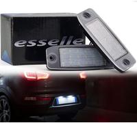 Esselle Parts Placchette Luci Targa LED Compatibili con Kia Sportage 3, Sorento 2, Ceed Pro Ceed 1, Sorento 2 18 SMD CANBUS 6000K Bianco Ghiaccio Plug & Play