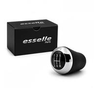 Esselle Parts Pomello Leva Cambio per Mazda 2 MK2 5 marce in ABS | Ricambio Specifico Plug & Play | Design Ergonomico e Resistente, alta qualità