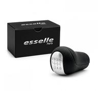 Esselle Parts Pomello Leva Cambio per Toyota Yaris 1 6 marce Cromato | Ricambio Specifico Plug & Play | Design Ergonomico e Resistente, alta qualità