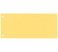 Leitz Esselte 20994 - Strisce divisorie in cartone, 1/3 A4, 100 pezzi, colore: Giallo