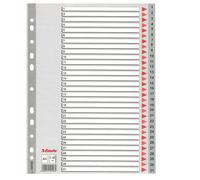 ESSELTE - 100108 - Separatore numerico 1-31 - PP - A4 - grigio - Esselte - 45645 - Conf. da 1 Pz.
