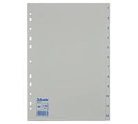 Esselte 100153 - Divisori per Formato A4, 12 divisori con Numeri da 1 a 12, in plastica Resistente, Colore: Blu/Bianco