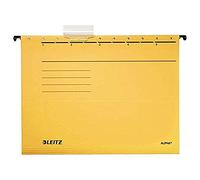 Esselte 19853015 Leitz Alpha - Cartella sospesa, confezione da 5 pezzi, colore: Giallo