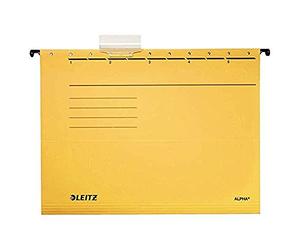 Esselte 19853015 Leitz Alpha - Cartella sospesa, confezione da 5 pezzi, colore: Giallo