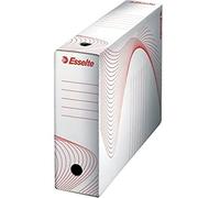 Scatola Archivio Boxi 100 Esselte - Dorso 10 - 25x35 cm - 20172 (Bianco e Rosso