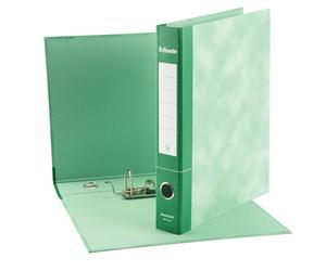 ESSELTE - 390774180 - Registratore Essentials G74 - dorso 5 cm - protocollo 23 x 33 cm - verde - Esselte - 82300 - Conf. da 8 Pz. - 390774180