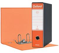 Esselte 390783200 Raccoglitore Oxford con meccanismo a leva e con custodia, Formato Commerciale, Cartone, Dorso 8 cm, Arancione