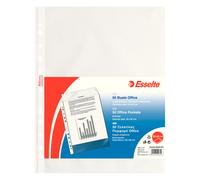 ESSELTE - 395097100 - Buste forate CopySafe - Office - buccia - 22 x 30 cm - trasparente - Esselte - conf. 50 pezzi - 45789 - Conf. da 1 Pz. - 395097100
