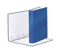ESSELTE - 395792960 - Raccoglitore Meeting - 4 anelli tondi 30 mm - dorso 4 cm - 22x30 cm - PPL - blu metallizzato - Esselte - 74749 - Conf. da 1 Pz. - 395792960