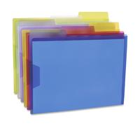 Esselte 52565 Visualizza cartella 1/3 linguette tagliate Lettera 6/PK assortiti