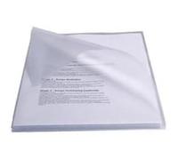 ESSELTE 623898 - Dossier per unghie PVC 250 micron (Scatola 50 pz) Folio Trasparente