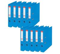 Esselte 624071 Raccoglitore ad anelli, 50 mm in polipropilene, A4, Blu, confezione da 10