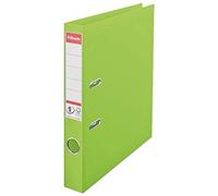 Esselte 624073 - Raccoglitore a Leva, Plastica, Dorso da 5,2cm serie Vivida, Formato A4, Verde, 1 pezzo