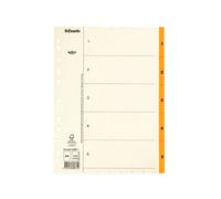 Esselte 69871 Divisori Per Indice A4 Multiforati 1-5