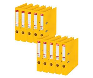 Esselte 811410 - No1 Lever Arch File Polyprop A4 50mm Yellow 811410 - (PK10)