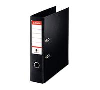 Esselte 811470 No. 1 Power - Raccoglitore a leva, formato A4, dorso 50 mm, confezione da 10 pezzi, colore: Nero