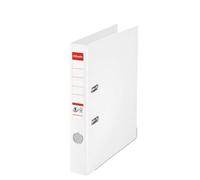 Esselte A4 Lever Arch File, White, 52mm Spine, Plastic, Vivida Range, 811400 (Si